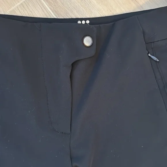 TITLE NINE GENIE STRETCH HIKING CARGO TRAVEL STRAIGHT LEG PANTS BLACK 6 - Picture 4 of 12